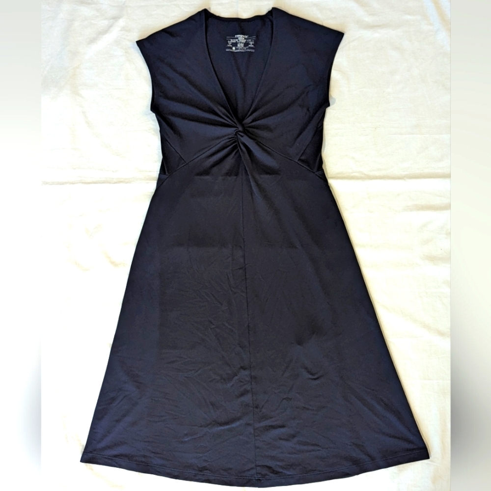 PATAGONIA Women's Black Bandha Sun Dress Stretch Size M Medium Pre-Loved